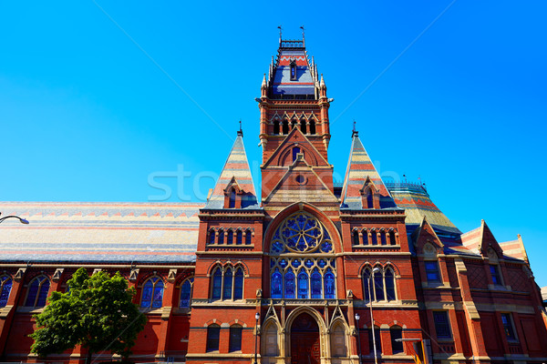üniversite Bina cambridge Boston Massachusetts Stok fotoğraf © lunamarina