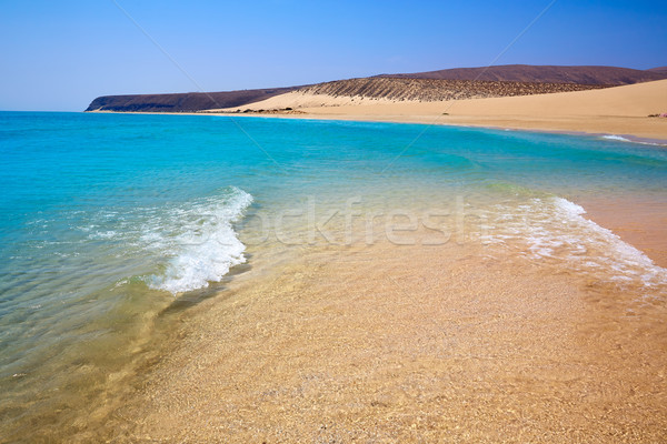 Jandia beach Risco el Paso Fuerteventura Stock photo © lunamarina