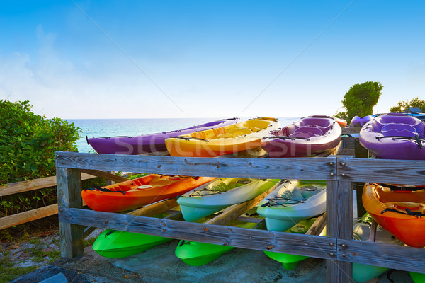 Florida Keys kayaks Bahia Honda Park US Stock photo © lunamarina