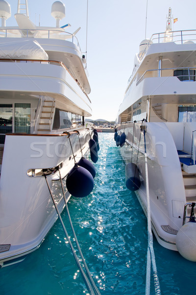 Luxe eiland zee zomer oceaan Blauw Stockfoto © lunamarina