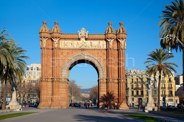 Arco del Triunfo Barcelona Triumph Arch Stock photo © lunamarina