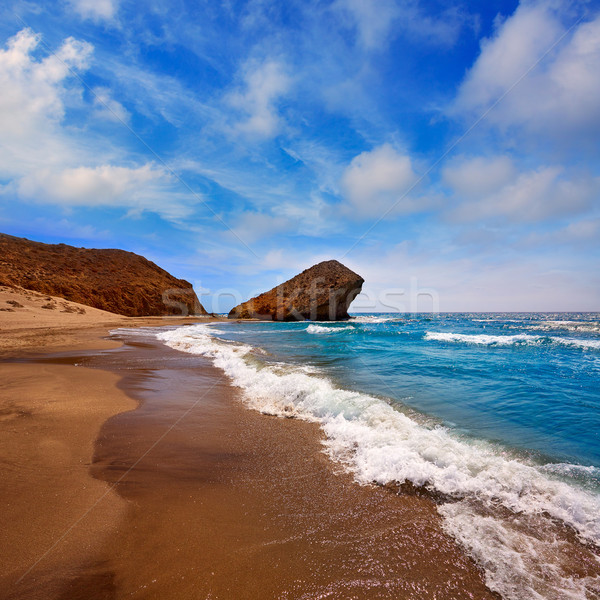 Almeria Playa del Monsul beach at Cabo de Gata Stock photo © lunamarina