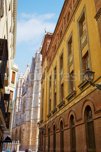 Stockfoto: Manier · kathedraal · Spanje · gebouw · stad