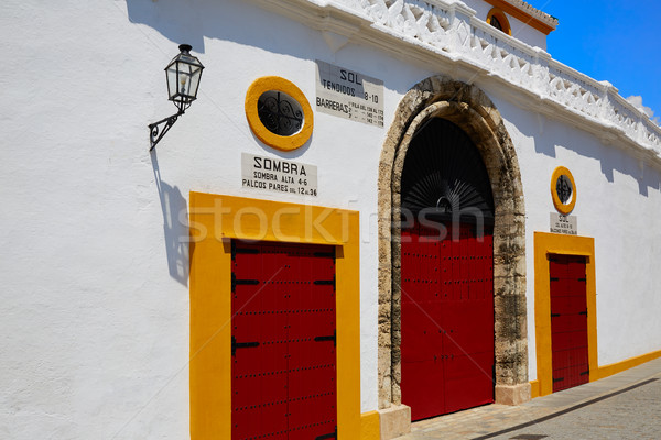 Seville Maestranza bullring plaza toros Sevilla Stock photo © lunamarina