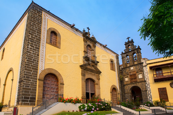 La Orotava San Agustin church in Tenerife Stock photo © lunamarina