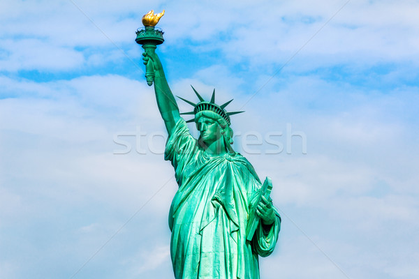 Statuie libertate New York american simbol SUA Imagine de stoc © lunamarina