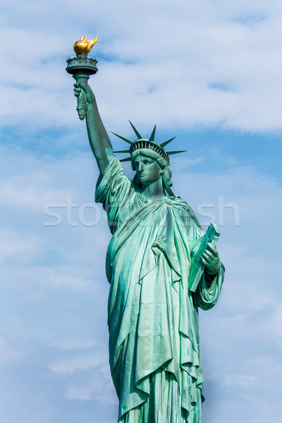 Statuie libertate New York american simbol SUA Imagine de stoc © lunamarina