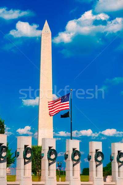 World War II Memorial in washington DC USA Stock photo © lunamarina