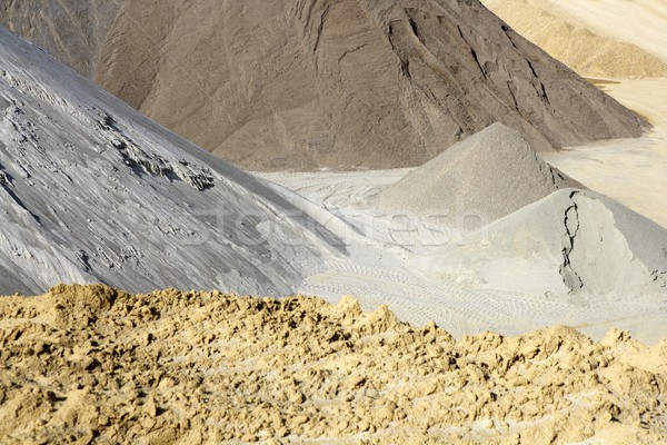 colorful construction sand mound quarry variety Stock photo © lunamarina