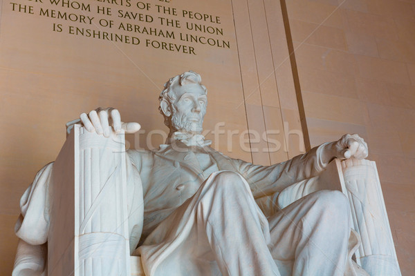 Abraham Lincoln Memorial building Washington DC Stock photo © lunamarina
