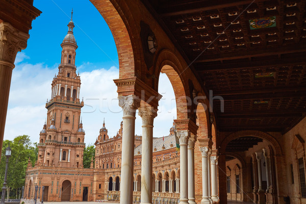 Seville Sevilla Plaza de Espana Andalusia Spain Stock photo © lunamarina