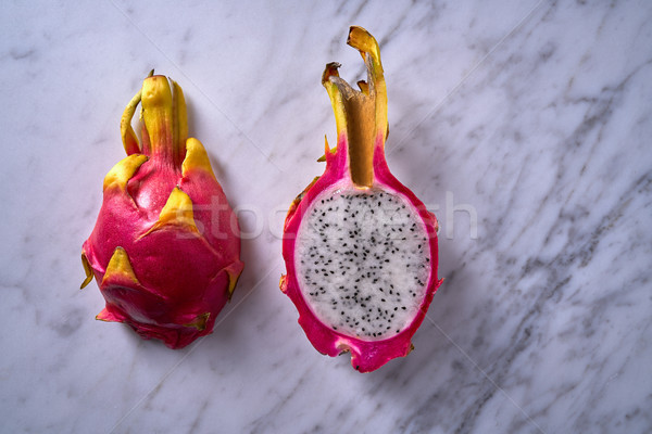 Stock photo: Pitaya dragon fruit pitahaya macro detail