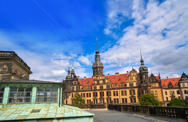 [[stock_photo]]: Dresde · Allemagne · bleu · château · Europe · vacances