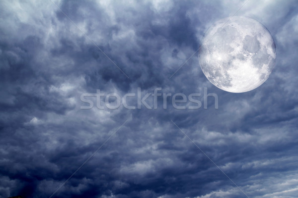 cloudy dramatic sky before tropical stom Stock photo © lunamarina