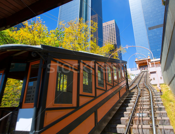 Los Angeles Angels flight funicular in downtown Stock photo © lunamarina