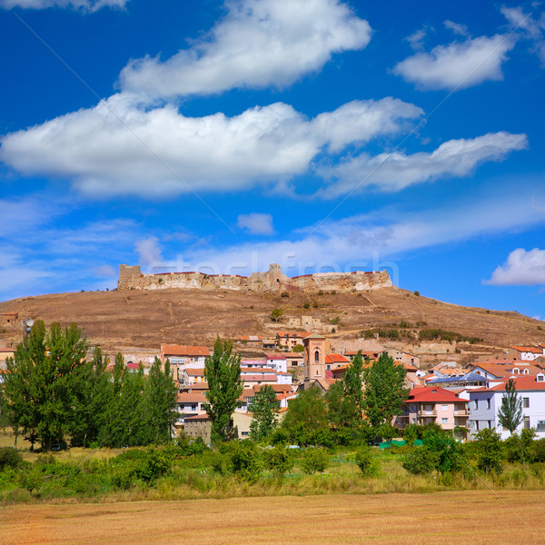 Stock photo: Cedrillas village Teruel skyline famous for the cattle fair