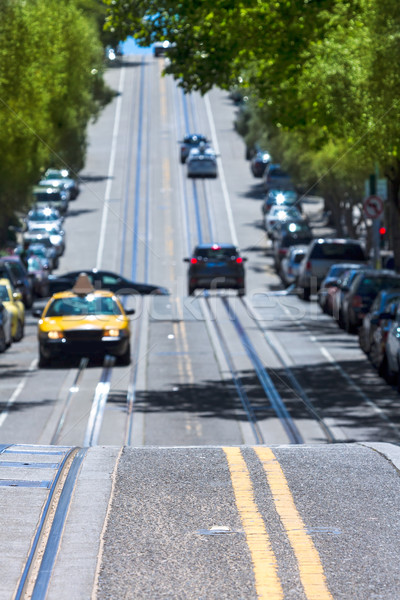 San Francisco Hyde Street Nob Hill in California Stock photo © lunamarina