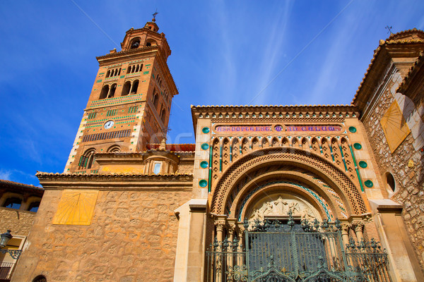 Aragon Teruel Mudejar Cathedral Santa María Mediavilla UNESCO Stock photo © lunamarina