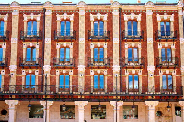 Burgos Plaza Mayor square in Castilla Leon Spain Stock photo © lunamarina