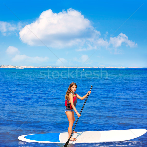 Foto stock: Nino · surf · surfista · nina · playa