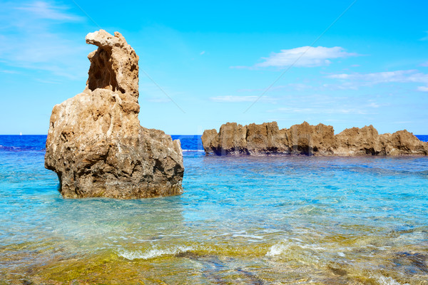 Denia Las rotas beach near Sant Antonio cape Stock photo © lunamarina