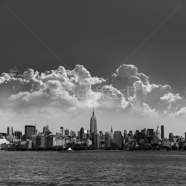 Manhattan New York skyline from Hudson River Stock photo © lunamarina