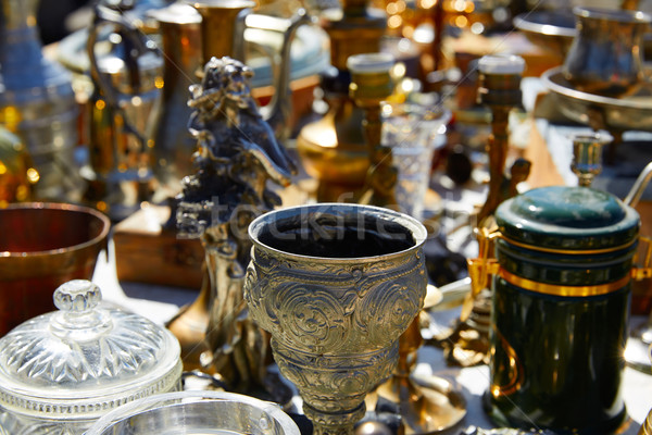 Antiques market outdoor in Spain Stock photo © lunamarina