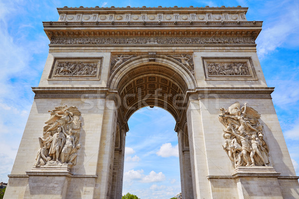 Arc de Triomphe in Paris Arch of Triumph Stock photo © lunamarina