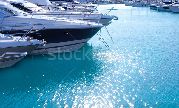 [[stock_photo]]: Bleu · mer · eau · marina · port