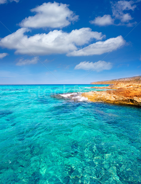 Formentera Es Calo de Sant Agusti turauoise sea Stock photo © lunamarina