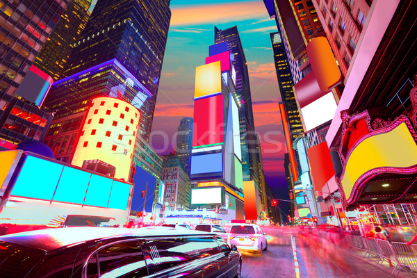 タイムズ·スクエア マンハッタン ニューヨーク 広告 ビジネス ストックフォト © lunamarina