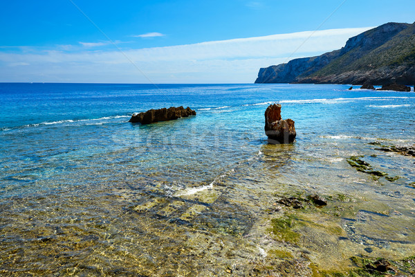 Plajă apă natură peisaj lumina mare Imagine de stoc © lunamarina