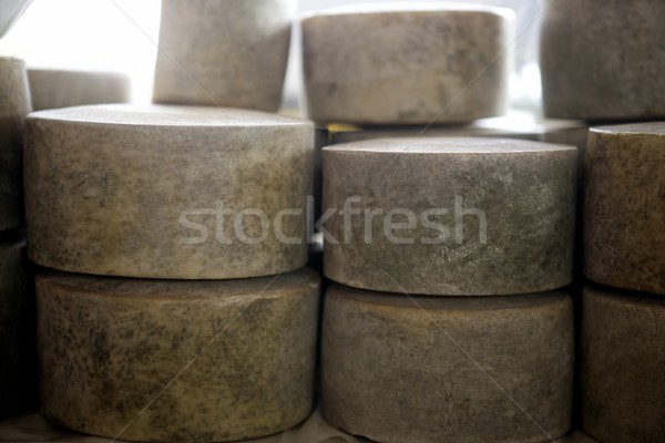 Francuski ser koła rynek Zdjęcia stock © lunamarina