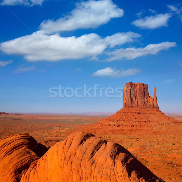 Monument Valley West Mitten Butte Utah Stock photo © lunamarina