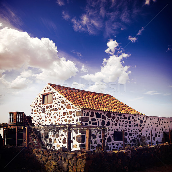 Stockfoto: Huis · Spanje · gebouw · architectuur · eiland