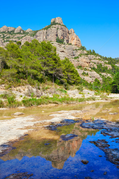 Beceite river Ulldemo in Teruel Spain Stock photo © lunamarina