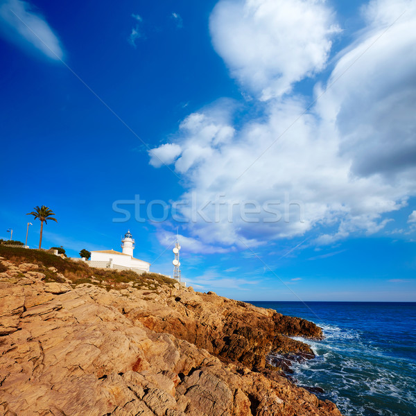 Stock photo: Cullera Lighthouse in Valencia of Spain