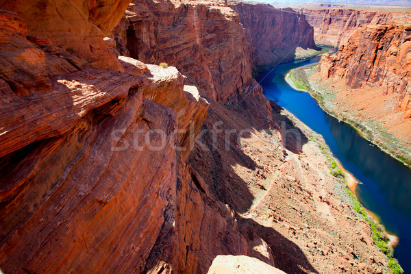 Arizona Colorado river on Page before Horseshoe Bend Stock photo © lunamarina