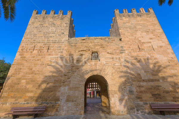 Alcudia Old Town Majorca Porta des Moll Mallorca Stock photo © lunamarina