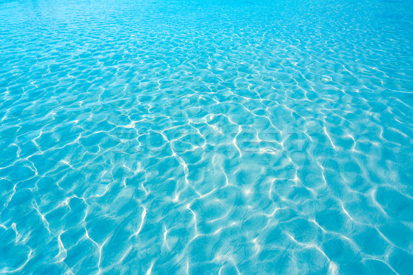 Su doku şeffaf plaj İspanya Stok fotoğraf © lunamarina