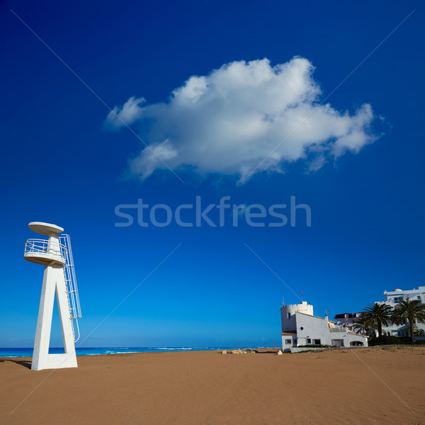 Strand toren water natuur zee oceaan Stockfoto © lunamarina