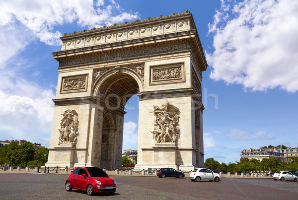 Триумфальная арка Париж арки триумф Франция небе Сток-фото © lunamarina