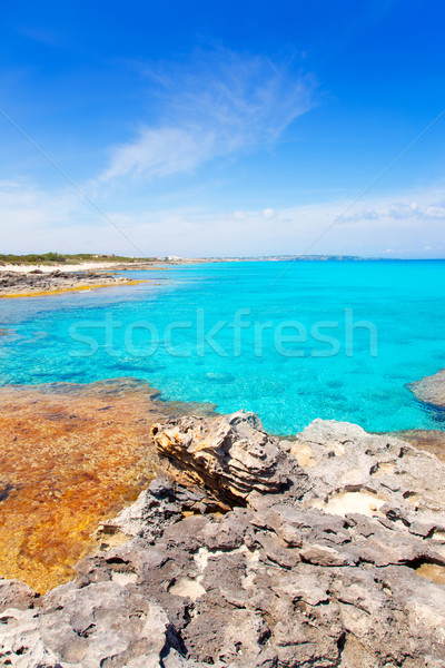 Es Calo de San Agusti in Formentera Balearic Stock photo © lunamarina