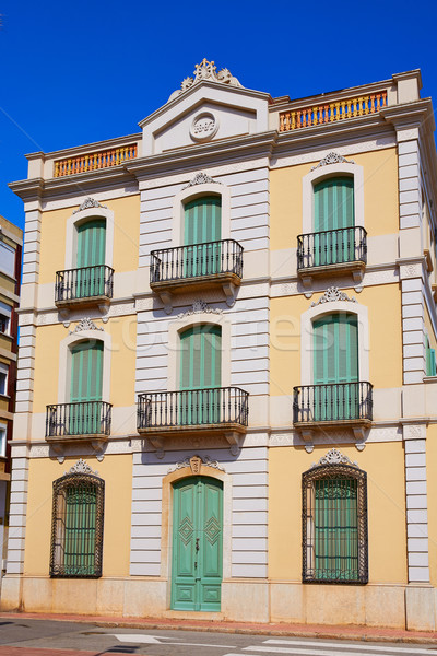 Lloret de Mar mediterranean facade in Costa Brava at Catalonia  Stock photo © lunamarina