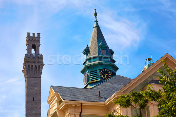 Cape Cod Provincetown Pilgrim tower Massachusetts Stock photo © lunamarina