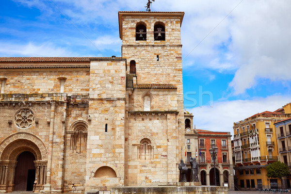 Zamora San Juan church in Plaza Mayor Spain Stock photo © lunamarina