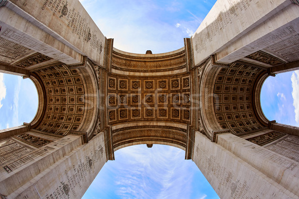 Триумфальная арка Париж арки триумф мнение Сток-фото © lunamarina