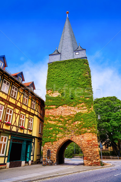 Wernigerode tower Westerntorturm in Harz Germany Stock photo © lunamarina