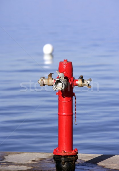 Sea marine hydrant in mediterranean sea Stock photo © lunamarina
