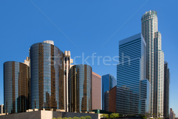 центра Лос-Анджелес Skyline Калифорния Cityscape Сток-фото © lunamarina